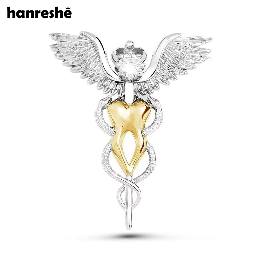 Embroidery Lips - Hanreshe Cao Cấp Caduceus Răng Cánh