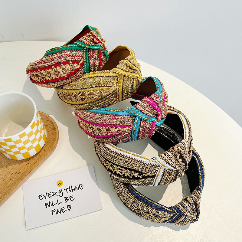 Embroidery Gold - Áo Bé Gái Vintage Bohemia Thêu