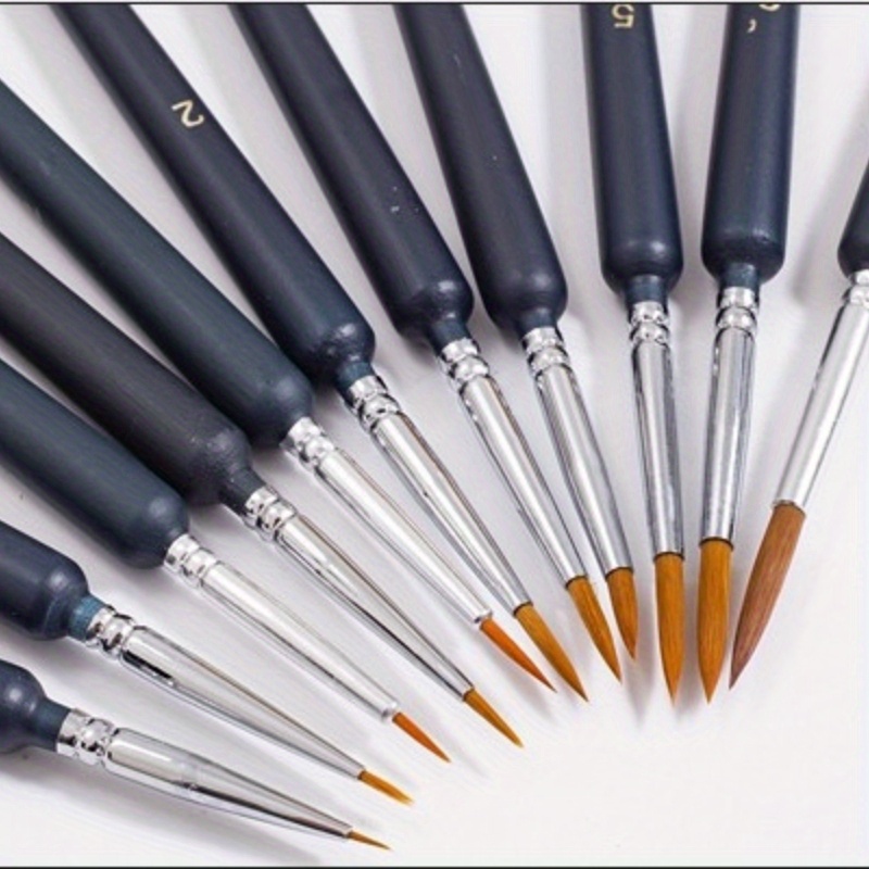 Embroidery Art Painting - 11pcs Paint Brush Set Professional Paint