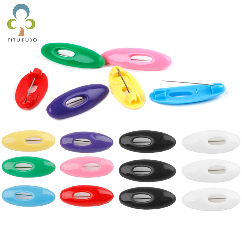 Embroidery Hijab - 12Pcs Plastic Safety Brooch Pins For