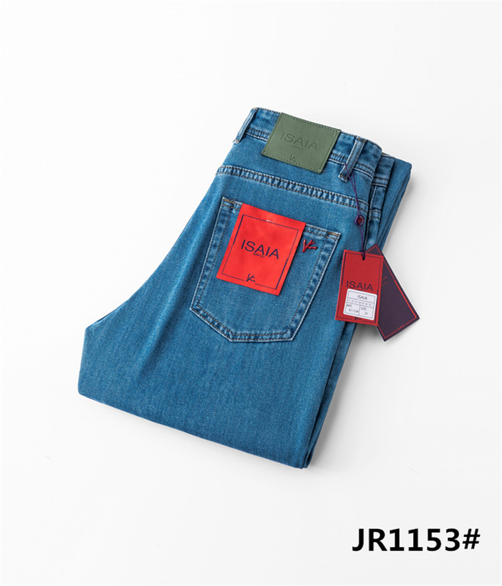 OECHSLI Jeans Thin Cotton Men  - đánh giá và giá Embroidery On Jeans
