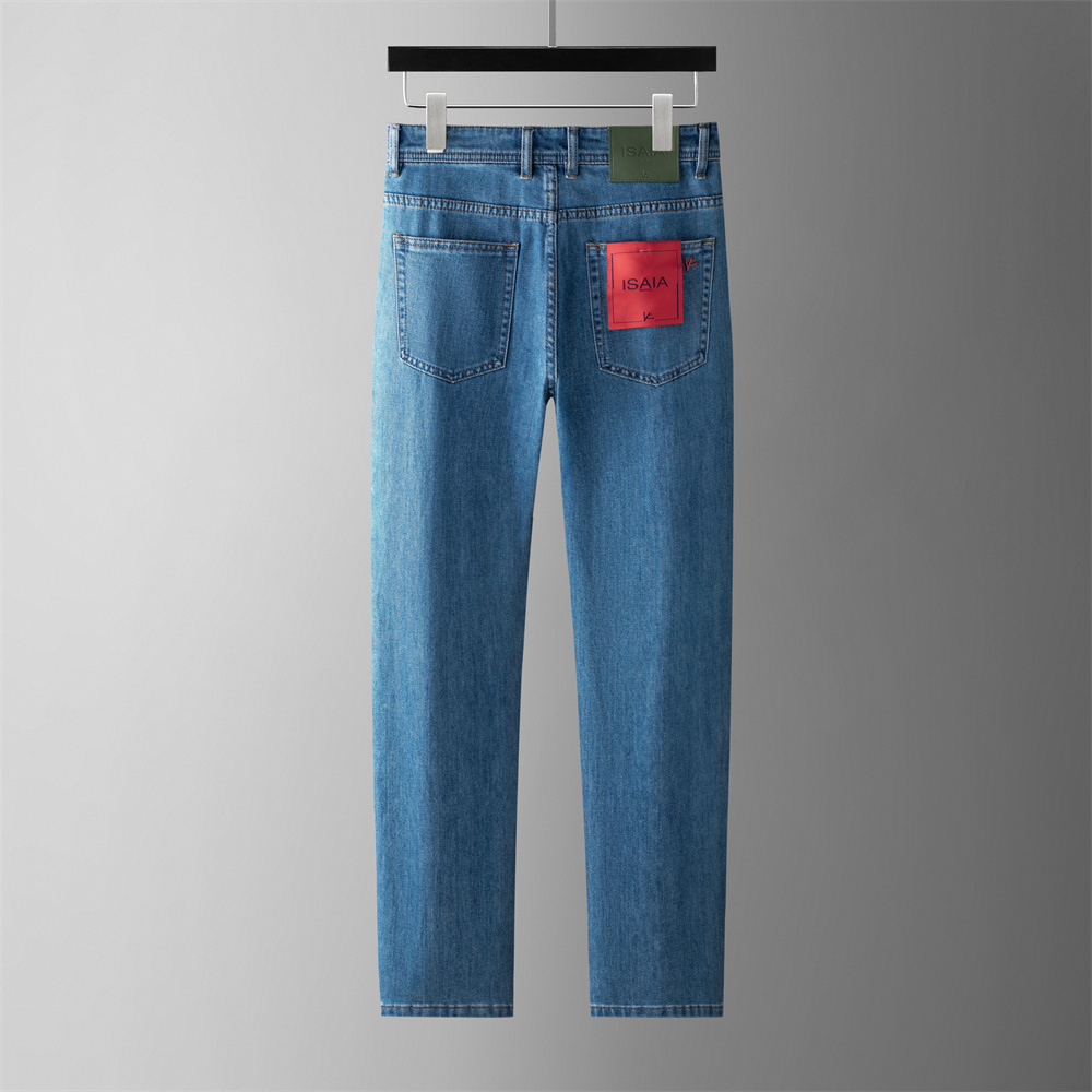 OECHSLI Jeans Thin Cotton Men  - đánh giá và giá Embroidery On Jeans