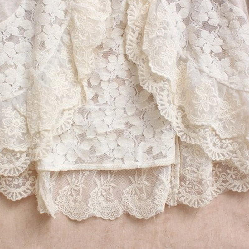 Mùa Xuân Mori Girl Ngọt Áo Sơ  - đánh giá và giá Embroidery Jersey