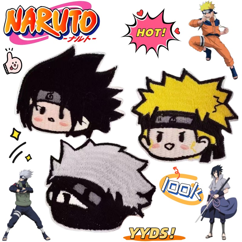NARUTO Uzumaki Naruto Uchiha S - đánh giá và giá Embroidery Patches