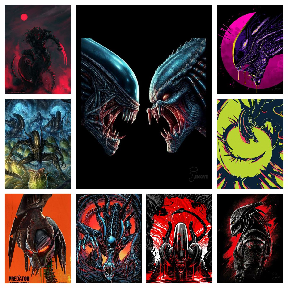 2025 New Alien vs Predator Cha - đánh giá và giá Embroidery Vs Cross Stitch