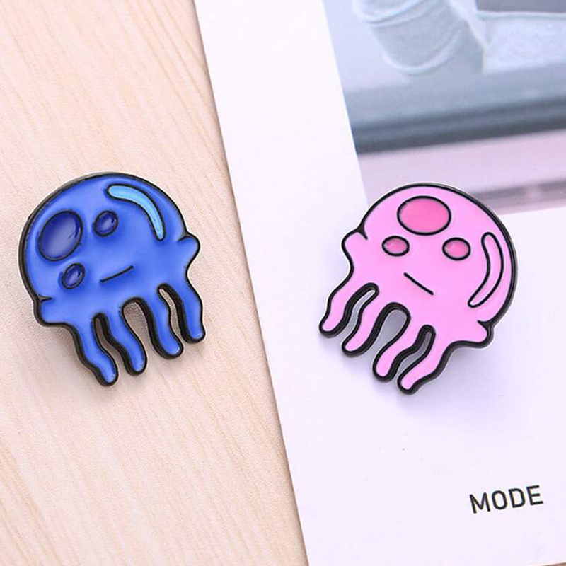 Kawaii Jellyfish Metal Badges  - đánh giá và giá Embroidery Fish
