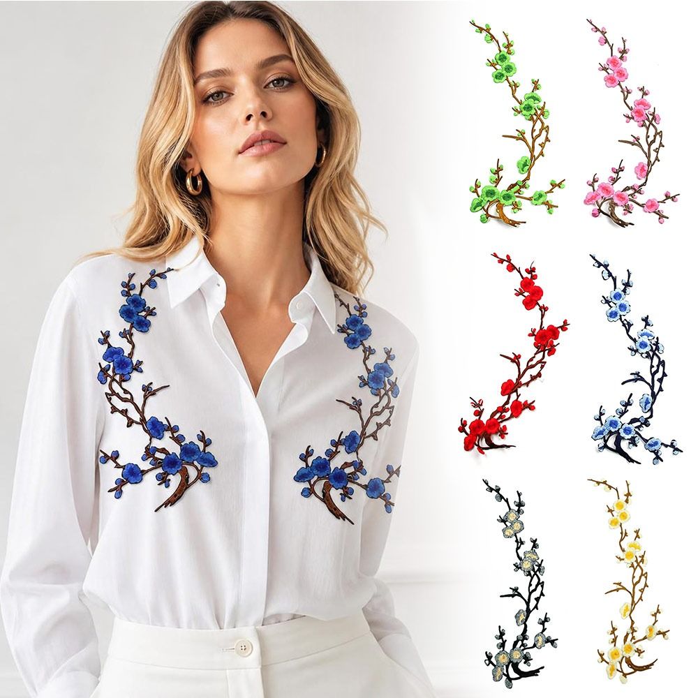 DIY Cherry Blossom Iron On Pat - đánh giá và giá Embroidery Patches