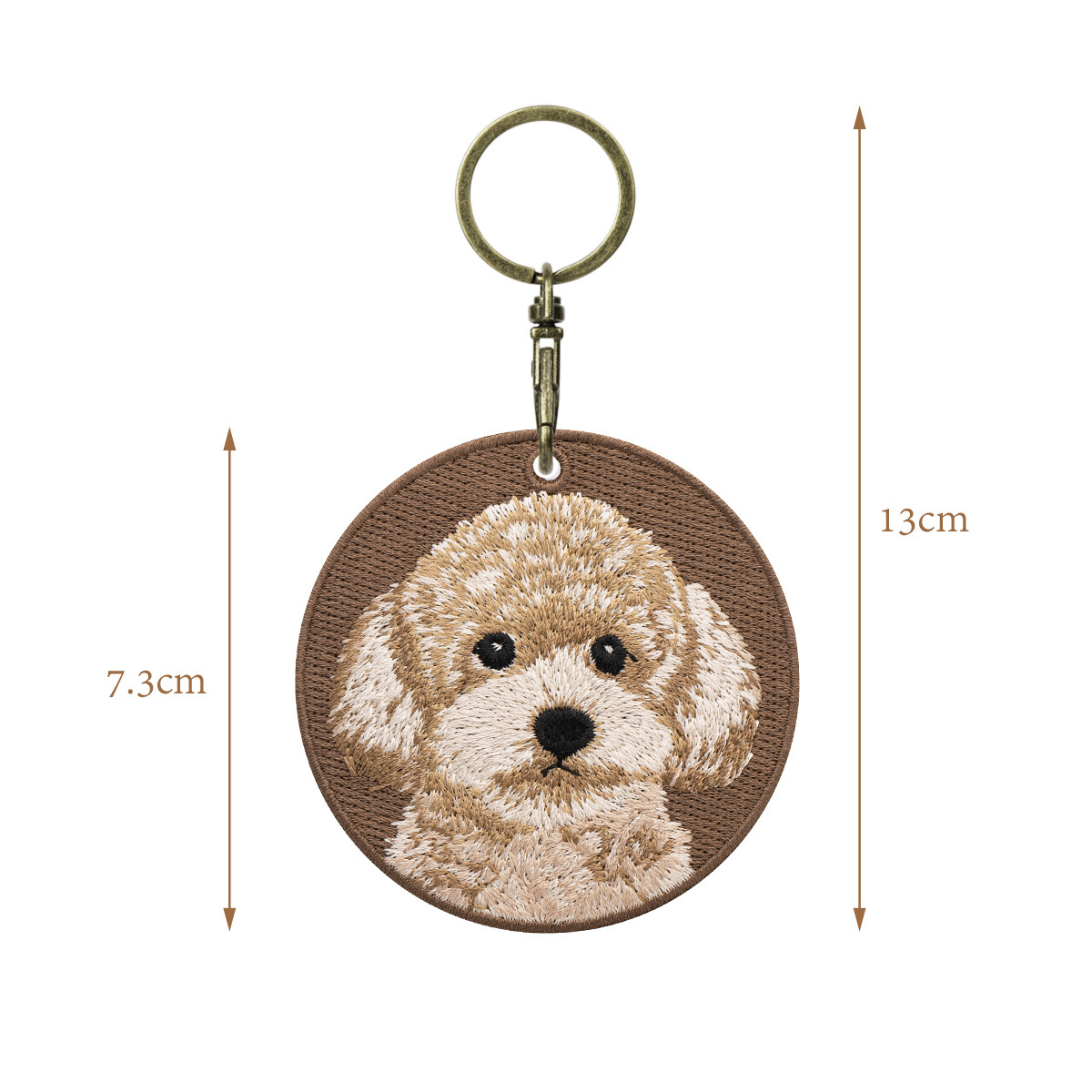 1 Piece Embroidered Dog Patch  - đánh giá và giá Embroidery Xmas