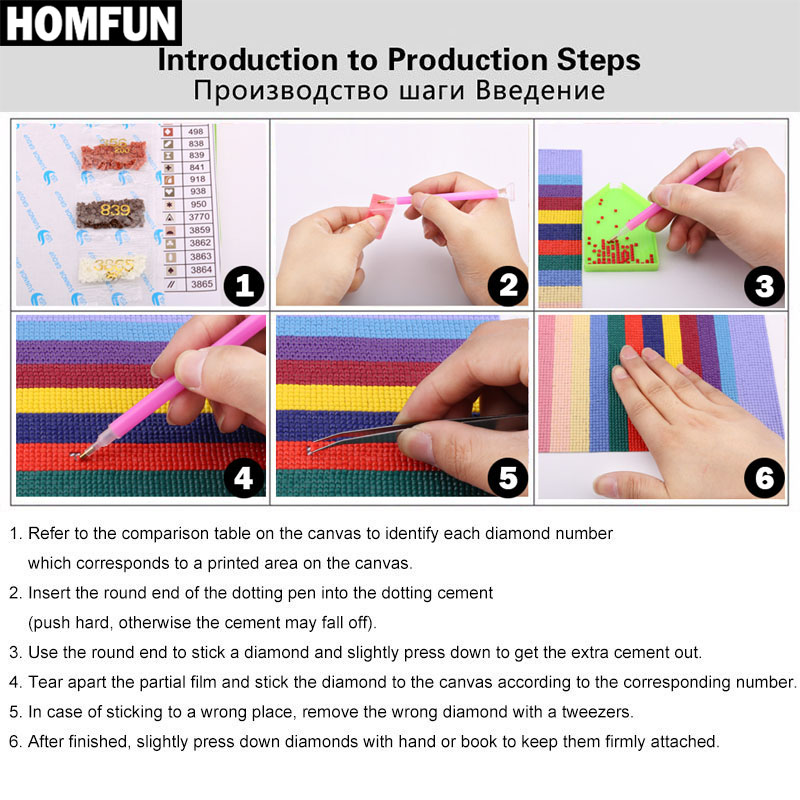 HOMFUN AB 5D DIY Diamond Embro - đánh giá và giá Embroidery Fish