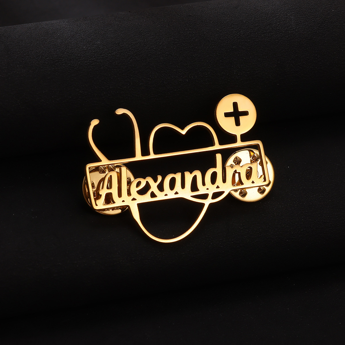 Custom Stethoscope Brooch Pers - đánh giá và giá Embroidery Name