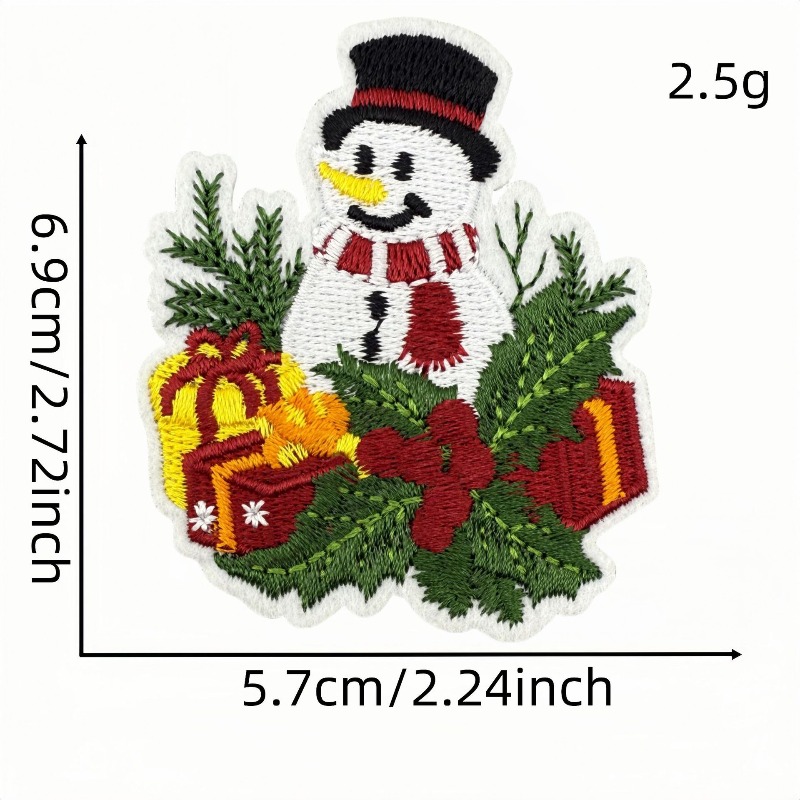 Vintage Christmas Iron-on Embr - đánh giá và giá Embroidery Xmas