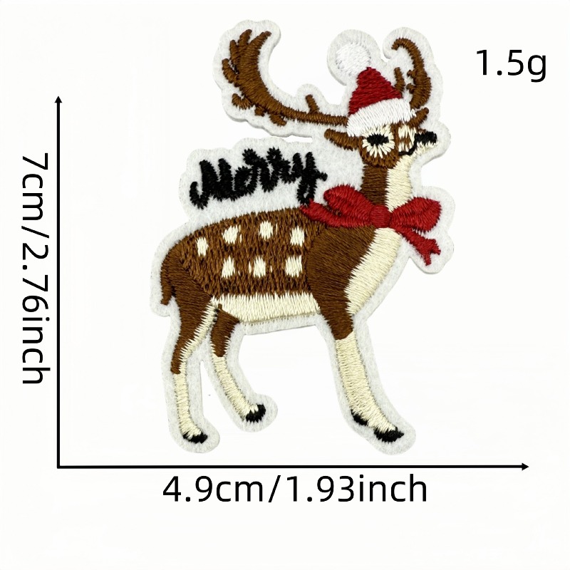 Vintage Christmas Iron-on Embr - đánh giá và giá Embroidery Xmas