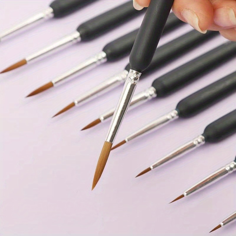 11pcs Paint Brush Set Professi - đánh giá và giá Embroidery Art Painting