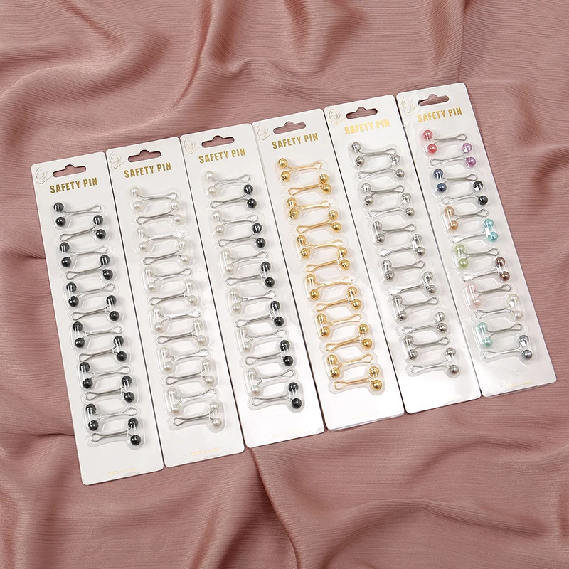 12pcs/Bag Muslim Hijab Pins Sc - đánh giá và giá Embroidery Hijab