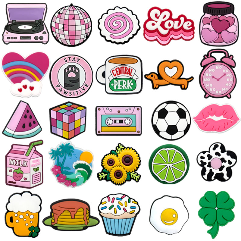 1/25pcs Y2K Pink Aesthetic Sho - đánh giá và giá Embroidery Lips