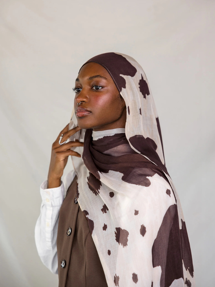 New Double-sided Print Modal H - đánh giá và giá Embroidery Hijab