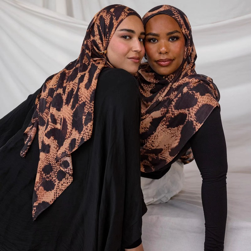 New Double-sided Print Modal H - đánh giá và giá Embroidery Hijab