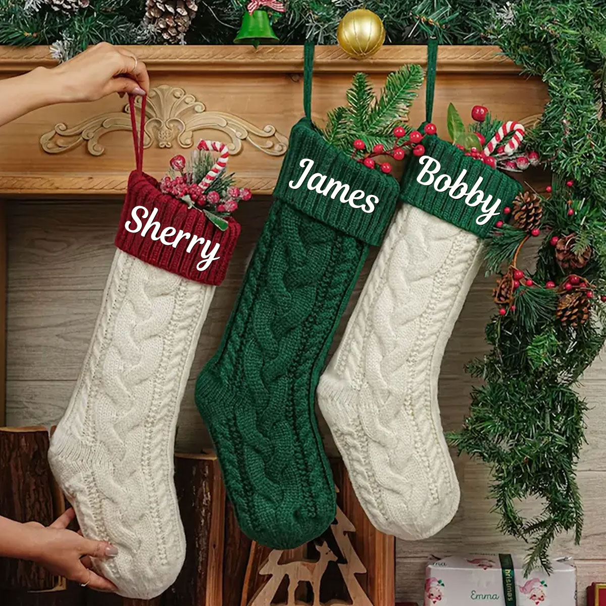 One Vintage Personalized Chris - đánh giá và giá Embroidery Xmas