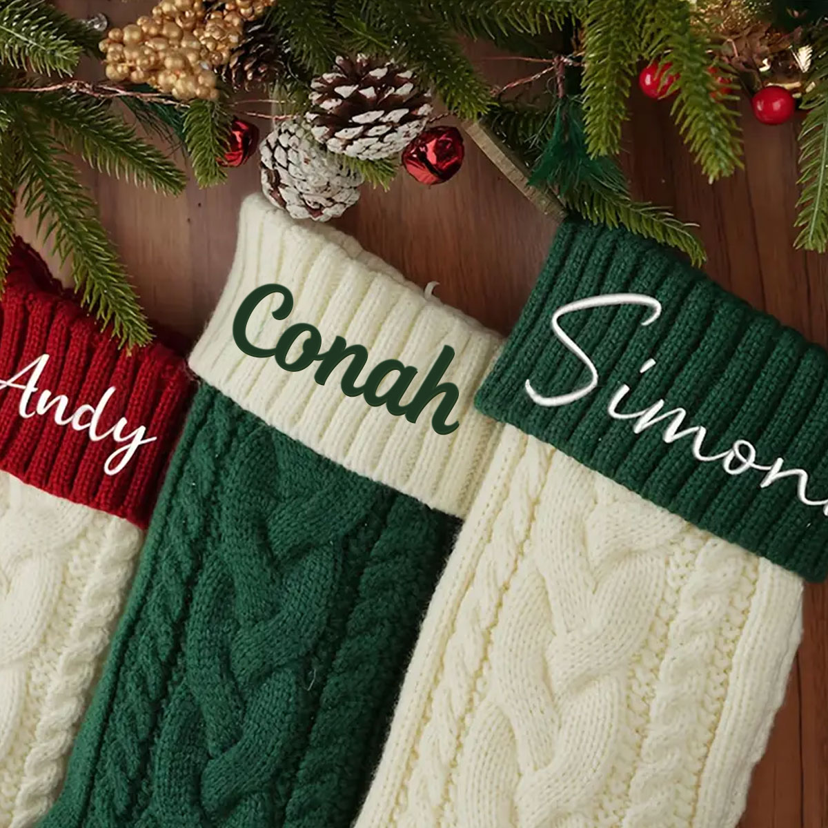 One Vintage Personalized Chris - đánh giá và giá Embroidery Xmas