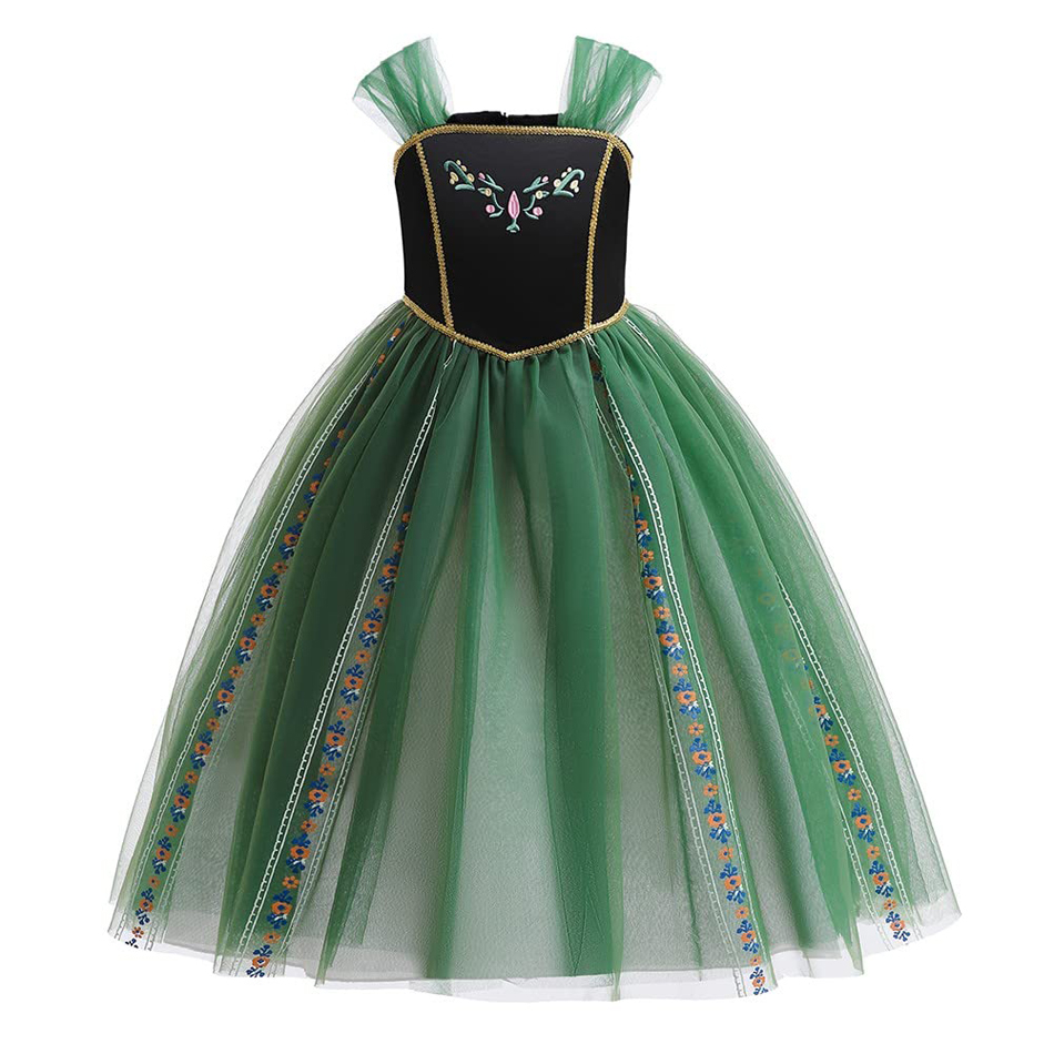 Dress For Anna Cosplay Princes - đánh giá và giá Embroidery Jersey