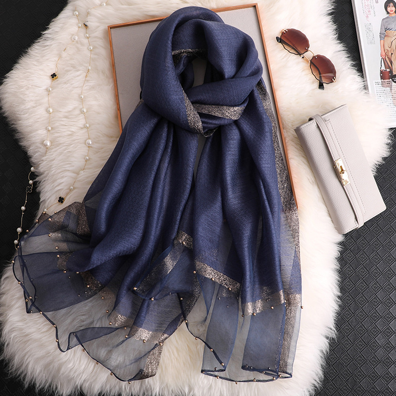 2024 Luxury 100% Silk Shawl Sc - đánh giá và giá Embroidery Hijab