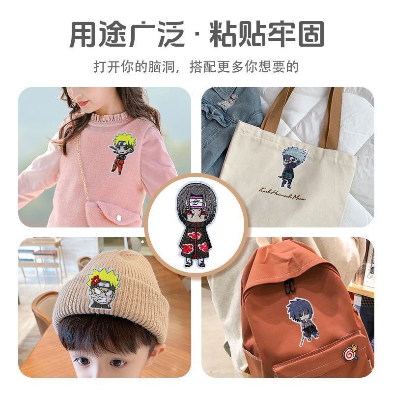 Naruto fashion fabric patch, c - đánh giá và giá Embroidery Patches