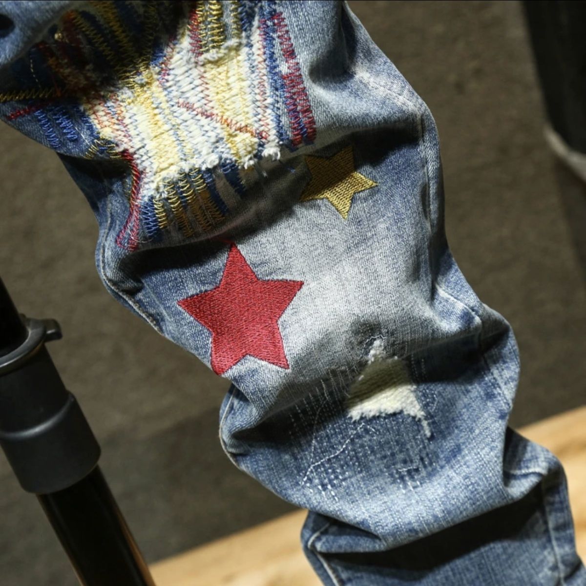 High-end American Heavy Indust - đánh giá và giá Embroidery On Jeans