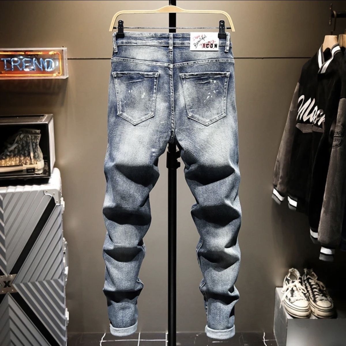 High-end American Heavy Indust - đánh giá và giá Embroidery On Jeans