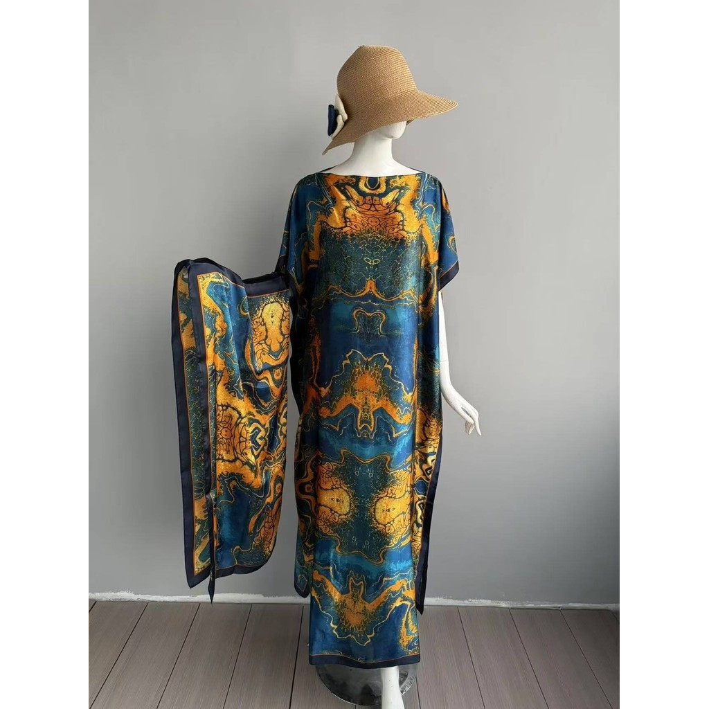New Plus Size Baju Kaftan Wome - đánh giá và giá Embroidery Baju