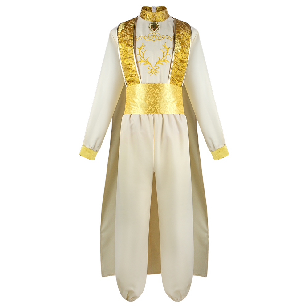 Adult Aladdin Cosplay Costume  - đánh giá và giá Embroidery Gold