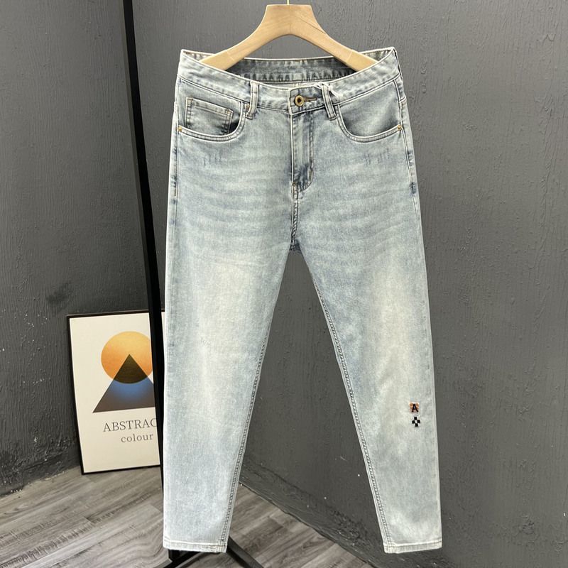New Stylish Men's Denim Jeans  - đánh giá và giá Embroidery On Jeans