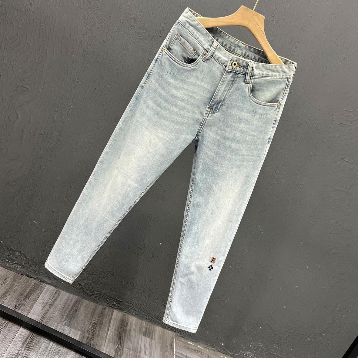 New Stylish Men's Denim Jeans  - đánh giá và giá Embroidery On Jeans