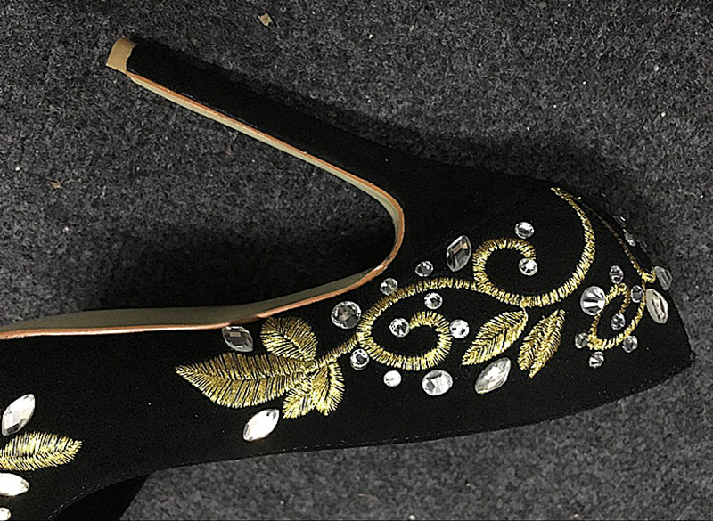 Bling Rhinestone Gold Silver F - đánh giá và giá Embroidery Gold