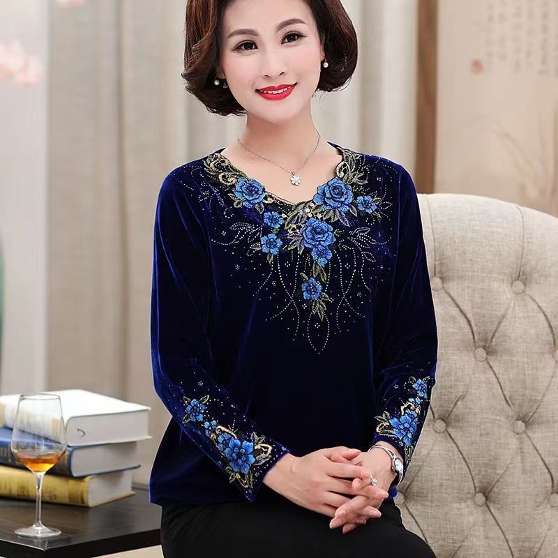 5XL 6XL Large Size Middle-aged - đánh giá và giá Embroidery Gold