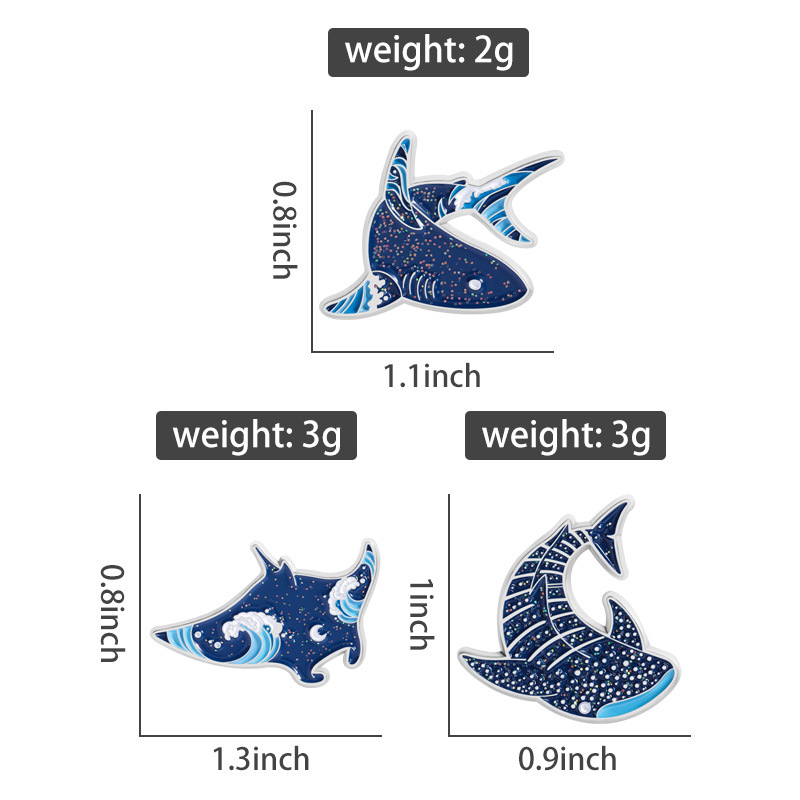 Cartoon marine creatures Ename - đánh giá và giá Embroidery Fish