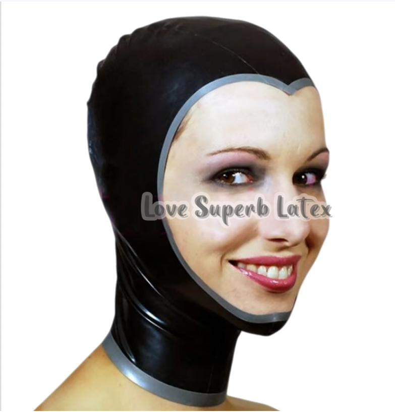 Red Latex Hood Women Gummi Rub - đánh giá và giá Embroidery Art Painting
