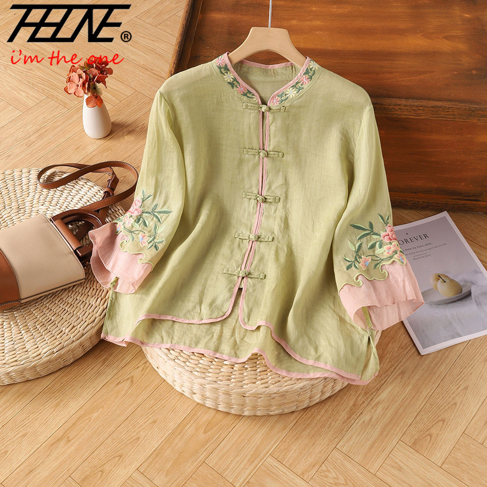 THHONE Embroidery Blouse Shirt - đánh giá và giá Embroidery Baju