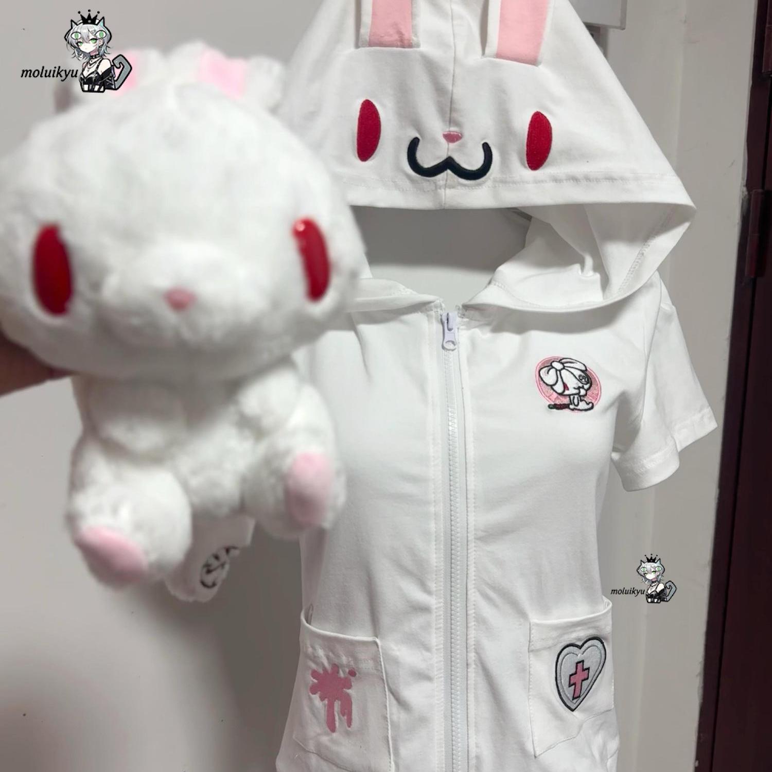 Kawaii Anime Hoodie Short Slee - đánh giá và giá Embroidery Zip Up Hoodie