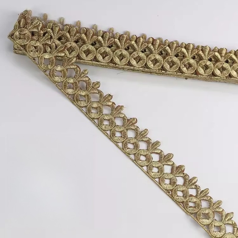 New Exquisite Light Gold Silve - đánh giá và giá Embroidery Gold