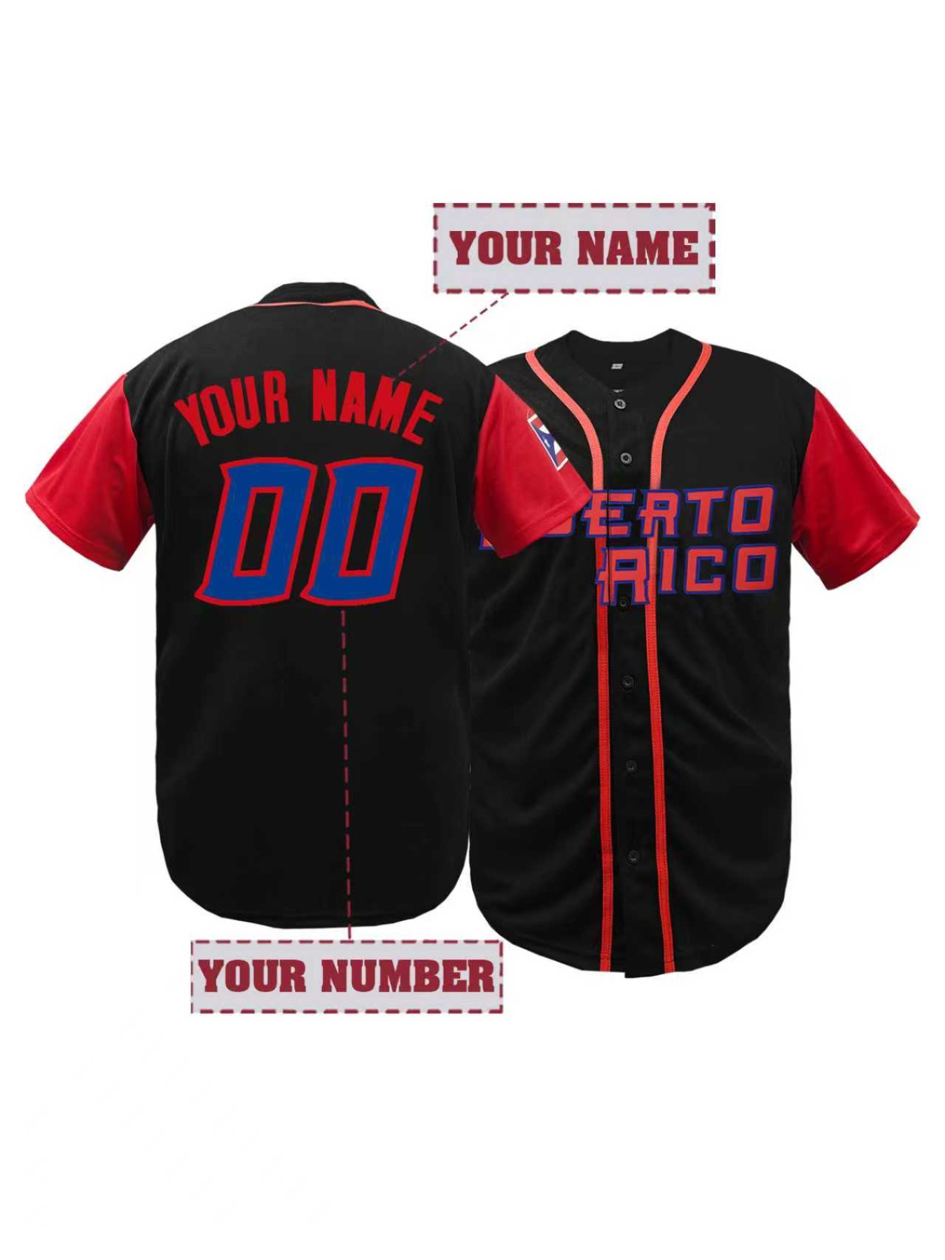 Men's Personalized Name And Nu - đánh giá và giá Embroidery Jersey