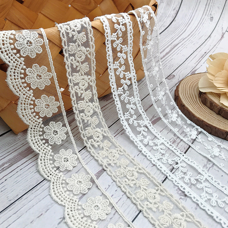 3 Thước/Nhiều Thêu Trắng Be Re - đánh giá và giá Embroidery Jersey