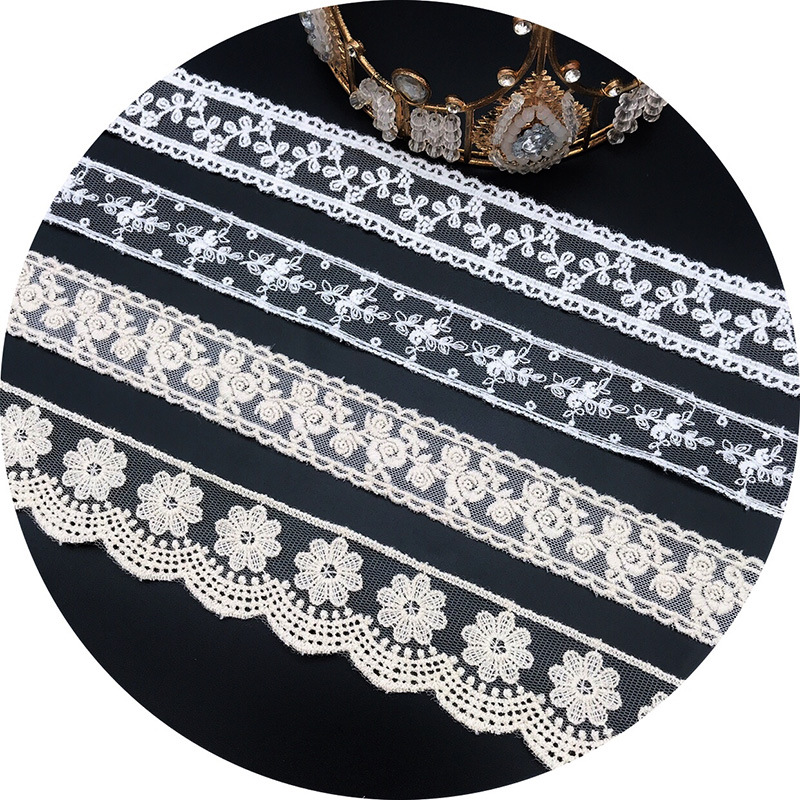 3 Thước/Nhiều Thêu Trắng Be Re - đánh giá và giá Embroidery Jersey