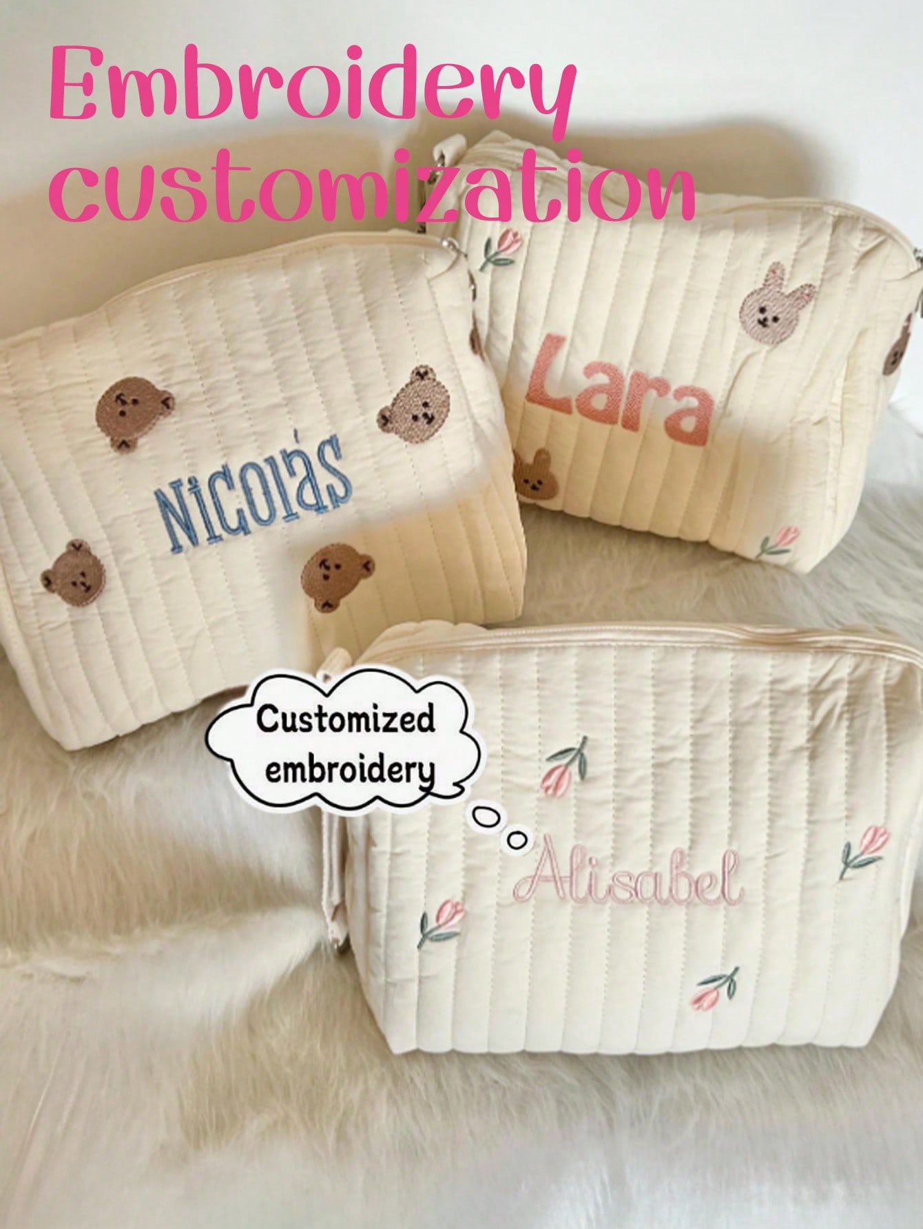 Custom Name Embroidery Baby Di - đánh giá và giá Embroidery Name